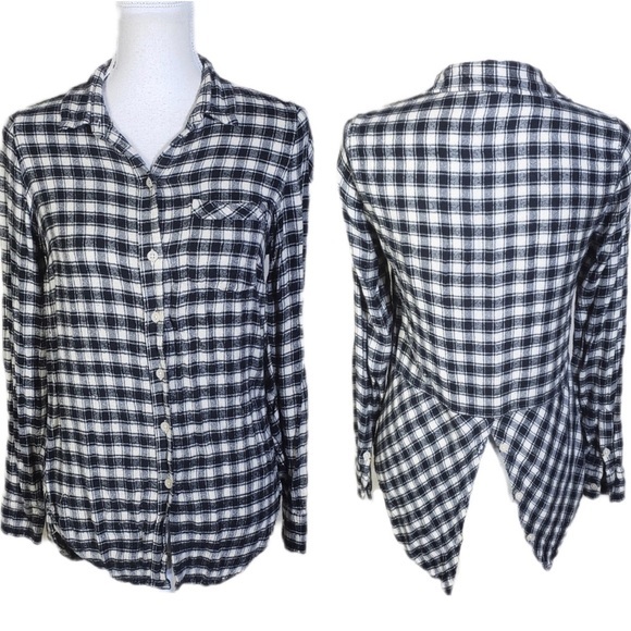 LUCKY BRAND split tail button down size‎ Small - Picture 1 of 6